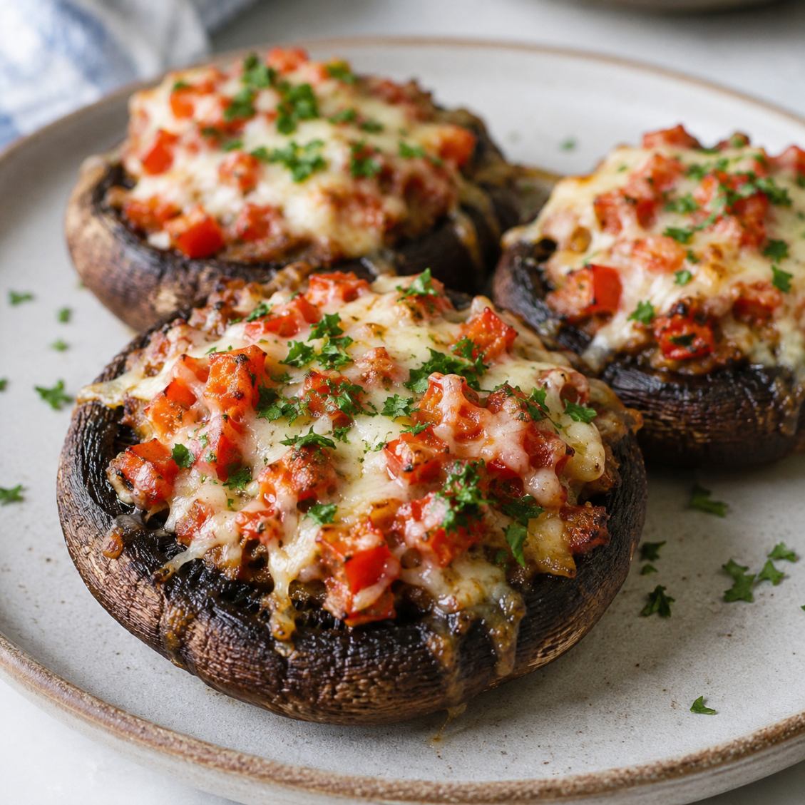 Ciuperci Portobello la cuptor